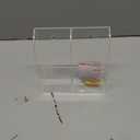 MaxGear Wall Marker Holder & Remote Control Organizer  Clear Acrylic 2-Compartment Dry Erase Board Marker & Pen Holder for Wall Mount, Includes Adhesive & Screws for Home/Office/Classroom