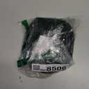 6.2-Inch Small Mini Square Silicone Air Fryer Liners 2 Pack for Chefman Mini, DASH, COSORI, COMFEE, Instant, DEIME for 2qt 2.1qt 2.6qt 3qt Reusable Basket Trays, Airfryer Accessories (Black)