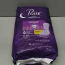 Poise Overnight Incontinence & Postpartum Pads for Bladder Leaks, 8 Drop Extra Coverage, 36 Count (Long)