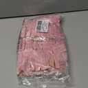 gisgfim 48 PCS Pink Velvet Bows for Christmas Tree 5 x 7 Inch Rustic Velvet Staircase Wreath Bows Pre-Tied Ribbon Crafts Gift Bow for Xmas Topper Garland Ornament Home Door Indoor Outdoor Decorations