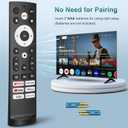 Pack of 2 for Hisense TV Remote Replacement, Compatible with Hisense Google UHD ULED QLED 4K Smart TVs