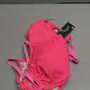 Blooming Jelly Womens Sexy 2 Piece Bikini Sets Cheeky High Cut Bathing Suit Color Block Textured U-Wire Swimsuits 2026 (Hot Pink)