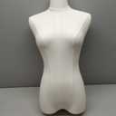 Female Mannequin Torso, 53"-73" Height Adjustable Dress Form Mannequin for Women with Golden Metal Stand,for Sewing and Display Beige