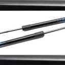 TSUBASA Hood Lift Supports for Honda Pilot YG1 YG2 4th 2023 2024 2025 Front Bonnet Modify Gas Struts Shocks Damper Spring Rod 2PCS (Normal Black)