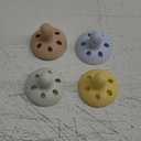 Tommee Tippee Breast-Like Pacifier, Lightweight, One-Piece Silicone Design, Symmetrical Nipple, 0-6m, 4 Pack (Yellow/Mint/Sky/Beige)