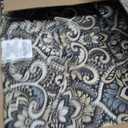 Arden Indoor/Outdoor Seat Or Rocking Chair Cushion, 19 x 18, Water Repellent, Rain Proof, Fade Resistant Cushion for Rocking Or Dining Chairs Black Aurora Damask