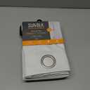 SunBlk Total Blackout Curtains - 2 Panels - 52 in x 84 in - Kinsley Silver - New