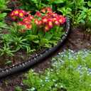 LAVEVE Heavy Duty Flat Garden Soaker Hose 200FT, Flexible Water Hose Irrigation Tubing, Leakproof Drip Hose Watering for Garden, Lawn, Flower Bed, Vegetable (50FT x 4Pack)