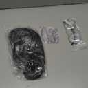 Pistha Old Man Costume Accessories Including Grey Old Man Wig Glasses and Faux Eyebrows Mustache for Grandpa Cosplay