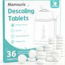 Descaling Tablets 36 Count: for Momcozy Baby Brezza Grownsy Papablic Bottle Washers, Detergent Washing Tablets for All Brands Baby Bottle Washer Machine Warmer Sterilizers Formula Maker