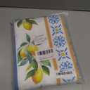 Lemon Tablecloth 60x120 for Recatangle Table - Summer Decor for Home - Yelloe and Blue Table Cloth Spring Decorations for Home, Party