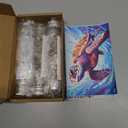 150 Pieces Mini Jigsaw Puzzles for Adults & Kids,6 x 4 Inches,Mini Puzzles,Travel Puzzle,Small Micro Puzzles,Challenging Difficult Puzzle,3 Pack Ocean Series