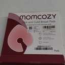 Momcozy Larger Breast Therapy Packs, Hot and Cold Breast Pads with 2 Soft Covers, Breastfeeding Essentials, 2 Pack, Pink