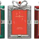 GIFTY GIFTY Christmas Presents Mini Ornament Frame Set/Set of 3 / 2x3 In | For Xmas Tree Decorations and Tabletop Display | Perfect for Home Decor and Seasonal Decorations Gift Box