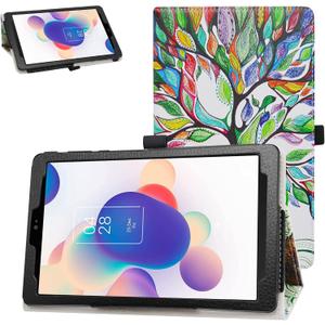 Bige for TCL Tab 8 SE Model 6048E 2024 Case,TCL TAB 8 LE Model 9137W Case,TCL Tab 8 Plus 9138S Case,PU Leather Folio 2-Folding Stand Cover for TCL TAB 8 LE 8" Tablets,Love Tree
