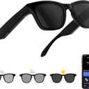 AI Smart Glasses with Color-Change Lenses Bluetooth Glasses for Men Women with Translation 160+Languages Voice Assistant Translator Glass for Meeting,Travel