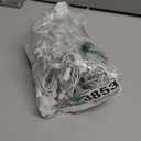 HISHINY Christmas Lights 100 Count Mini Clear Lights 21ft White Wire Christmas Tree String Lights Set for Outdoor Indoor Christmas Decorations Wedding Valentines Day Decor, UL Certified