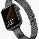 Bands Compatible with Apple Watch 38mm 40mm 41mm 42mm 44mm 45mm 46mm 49mm, Women Stainless Steel Metal Wristbands Dressy Bracelet for iWatch Series 11 10 9 8 7 6 5 4 3 2 1 SE SE2 Ultra