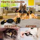 Yipetor Durable Dog Chew Toys 6 Pack, Cotton Rope Rubber Dog Toys,Convex Design for Puppy Small Medium Dogs Chew, Tug of War, Fetching, Puppy Teething Toy for Boredom, Gift