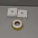 PARLAIM Color-Coded Dot Stickers 1 inch Permanent Adhesive Round Labels for Office Garage Sale Polka Circle Dot Label Sticker Yellow 4 Rolls