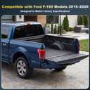 Truck Bed Divider Compatible with Ford F-150 2015–2026 Heavy-Duty Foldable Carbon Steel Cargo Manager Molle Panel Truck Bed Organizer for Ford F-150 Accessories (Fit for F150 2015-2026)