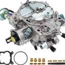Rochester Quadrajet Carburetor Electric Choke New 4 Barrel for Chevy 305 350 c.i Engine pickup 1904R 1906R 4MV Carburetor 1980-1989 Chevrolet GM Cadillac 600 650 750 CFM Vacuum Secondary