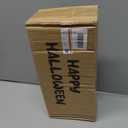 Halloween Decorations Indoor, Set of 3 Ceramic Halloween Ghosts with Witch Hats, Cute Spooky Lighted Decor Ghost Figurines Witch Hat Scary Pumpkin Bats Boo for Home Mantel Shelf Table Decor