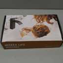 Matte Black Bathroom Faucets, Waterfall Bathroom Sink Faucet Modern Single Handle Bathroom Faucte 1 or 3 Hole, RV Mixer Tap Vanity Faucet - Includes Pop-up Drain Supply Hoses Deck Plate