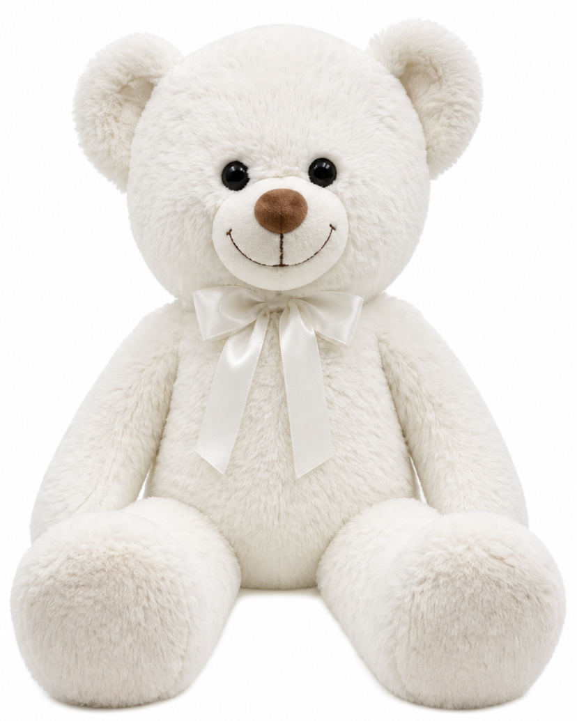 Holiday Home Jumbo Bear Plush - White