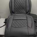 Fit for Optima Car Seat Covers Compatible with Kia Optima 2002-2020 - Waterproof Breathable Leather Automotive Seat Cushions Protector, Airbag Compatible, Full Set 5 Seats(Black)