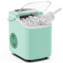 DUMOS Ice Makers Countertop Ice Machine with Portable Handle Compact Size