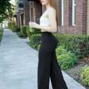 YEOREO Workout Leggings Womens No Front Seam Straight Leggings 29"/ 31.5"/ 33"/ 35" High Waist Buttery Eddiy Gym Yoga Pants (Black, XS)