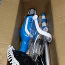 Pool Vacuum for Above Ground Pool with a Telescopic Pole, 80Mins Runtime, Handheld Rechargeable Pool Cleaner with 18.5 Gallons/min Powerful Suction for Above Ground/Inground Pools, Hot Tubs, Spas