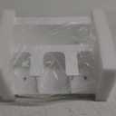 Richboom Cup and Lid Organizer, 6 Compartments with 2 Removable Dividers Coffee Station Countertop Cup Dispenser Condiment Organizer Accessories Caddy for Breakroom, Office, Home - White