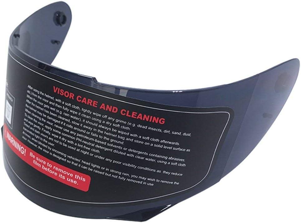 ILM Black Visor for Full Face Motorcycle Street Bike Helmet DOT (Visor, Black)