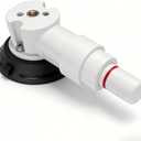 3"Camera Suction Cup Mount Camera Suction Mounting Vacuum Suction Mount Glass Sucker for Action Camera Car Holder Mount Base Mobile Stand Base for Tripod,Monopod,Windshield,Car Dash (White G1/4thread) (Black)