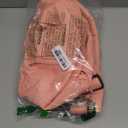 Lukovee Dog Sling Carrier, Hard Bottom Support & Adjustable Soft Padded Shoudler Strap Dog Slings for Small Dogs, Dog Purse with Drawstring Mesh Opening & Zipper Pockets for Puppy Cat Pet (Pink)