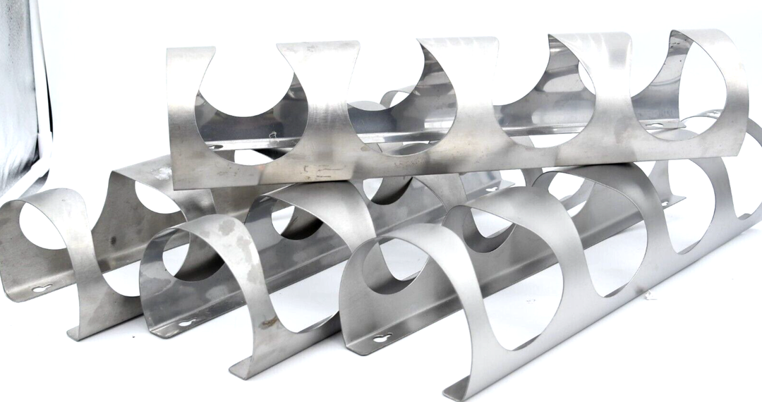 Stainless Steel Wall Mount Wine Rack Slot Bottle Holder