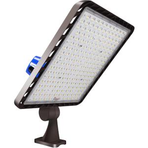 ledmo 480W LED Parking Lot Light,5000K 72000LM Super Bright Dusk to Dawn Outdoor Commercial Street Light IP65 Exterior Security Large Area Flood Lighting with 180Adjustable Bracket