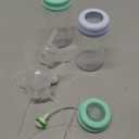 TidyFriend 2 Pk Baby Bottle Anti Colic with Straw 8oz – Built In Nipple Valve & Base Vent Hole for Gas Reduction, Upright Position Hand Free Bottle for 6m-2y Kids [Use Under Caregiver Assisted](Green)