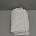 Glynniss Dishcloths Kitchen Highly Absorbent Dish Rags 100% Cotton Dish Cloths for Washing Dishes, Cleaning (11 x 11 Inches, 12 Pcs, White)