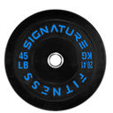 Alvantor Olympic Rubber Barbell Bumper Plates for Strength Training and Weight Lifting,Signature Fitness 45 Lb One Plate