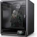 Creality K1 MAX 3D Printer Upgrade with 600mm/s Printing Speed 300C High-Temperature Nozzle Direct Extruder Hands-Free Auto Leveling Dual Z Axes Stable Cube Frame 11.81x11.81x11.81inch