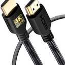 PowerBear 4K HDMI Cable 3 ft [2 Pack] High Speed, Braided Nylon & Gold Connectors, 4K @ 60Hz, Ultra HD, 2K, 1080P, ARC & CL3 Rated | for Laptop, Monitor, PS5, PS4, Xbox One, Fire TV, Apple TV & More