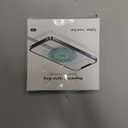 Metal Ring Compatible with MagSafe Sticker Designed for iPhone 12~17, Circle Magnetic Magnet Adapter Rings for Phone Case (White)