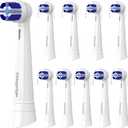10 Pack iO Toothbrush Replacement Heads Compatible with Oral-B iO Series, Fit for iO 3/4/5/6/7/8/9/10 Electric Toothbrush, White