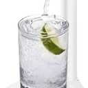 Desktop Water Dispenser for 5 Gallon Bottle, PLUZZ Portable Small Electric Water Pump for 5 Gallon Jug for Home, Office, Camping, Outdoor, Easy & Useful White Rechargeable Countertop Water Pump