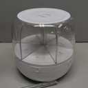 Palksky Candy Dispenser 360 Rotating with 6 Compartments, Airtight Dustproof Lid & Wide Opening, One-Click Output Large Capacity Candy Machine for Candy, Snacks, Nuts, Chocolates, and Cereals