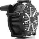 For harley air cleaner filter Sportster Softail Touring street road king glide Dyna for harley davidson air intake filters (Speed 7 style -gray filter, C-For Touring 08-16, Softail 16-17)