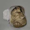 Long Blonde Wigs for Kids Child Long Curly Wavy Ombre Blonde Wig Middle Part Girls Wigs Heat Resistant Synthetic Hair Wigs